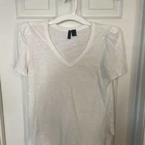 White Anthropologie should padded shirt